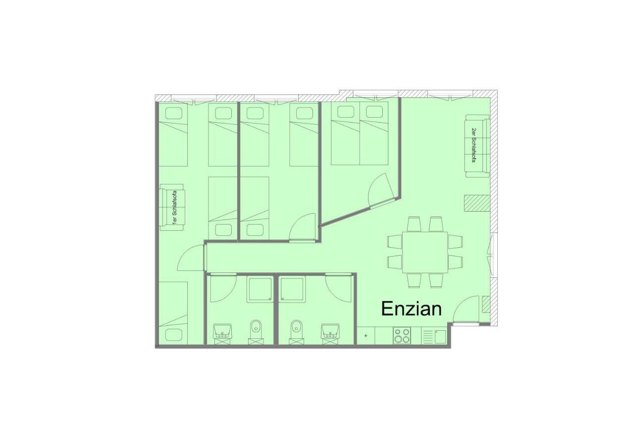 Apartments Tempelhof Berlin Eksteriør billede
